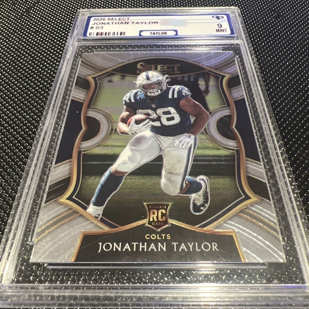2020 Panini Select Concourse Jonathan Taylor #53 PPG 9 MINT Rookie RC